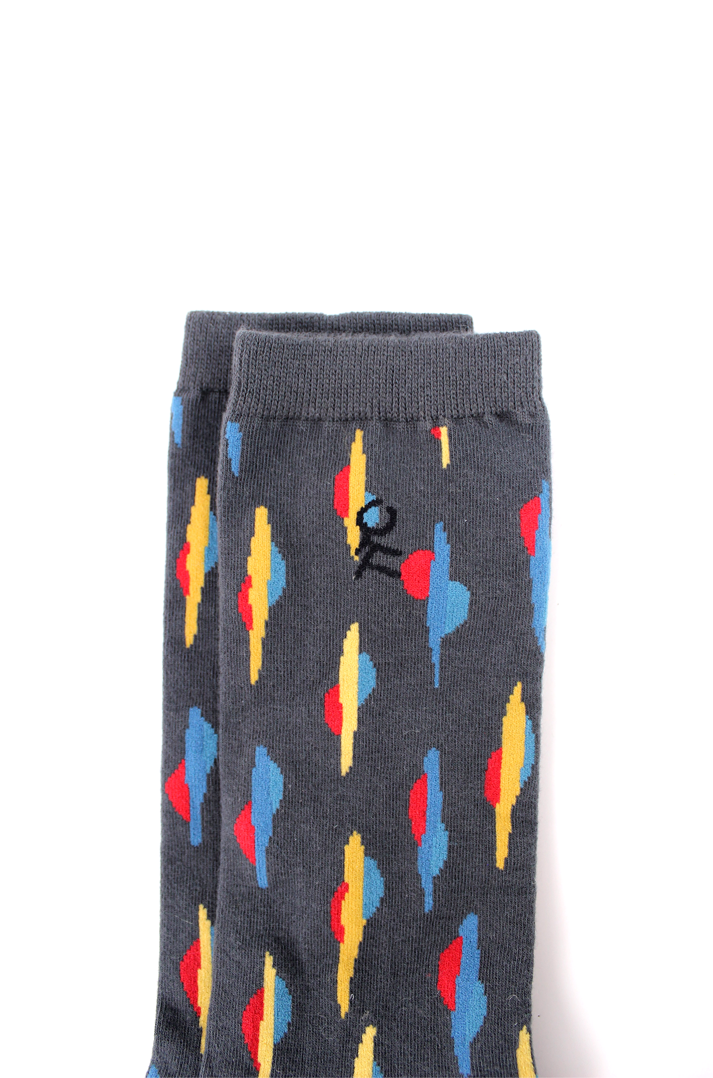 深色提花襪 Dark color jacquard socks