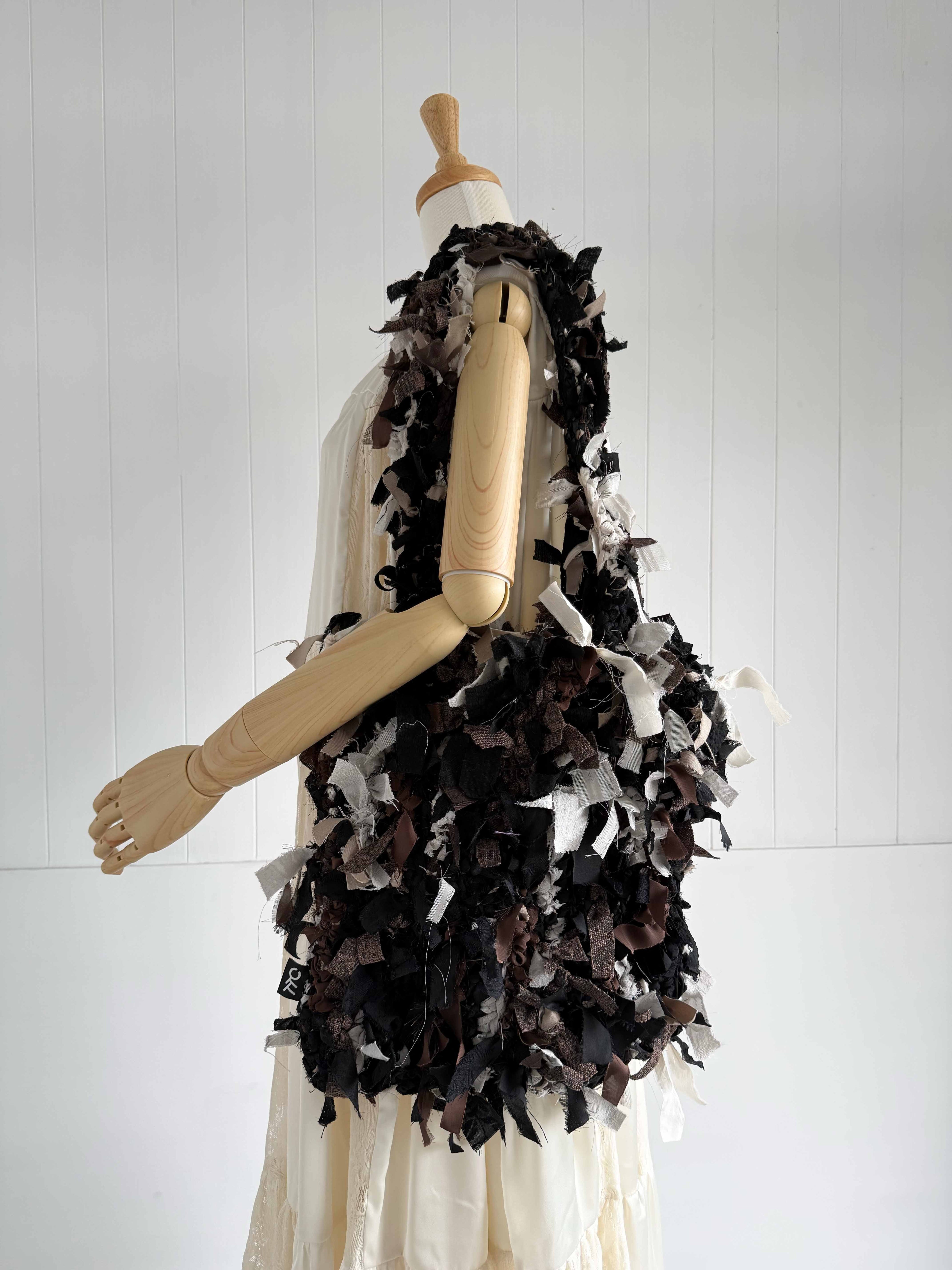 記憶編織袋｜再生編織提袋 Regenerated Crochet handbag No.38