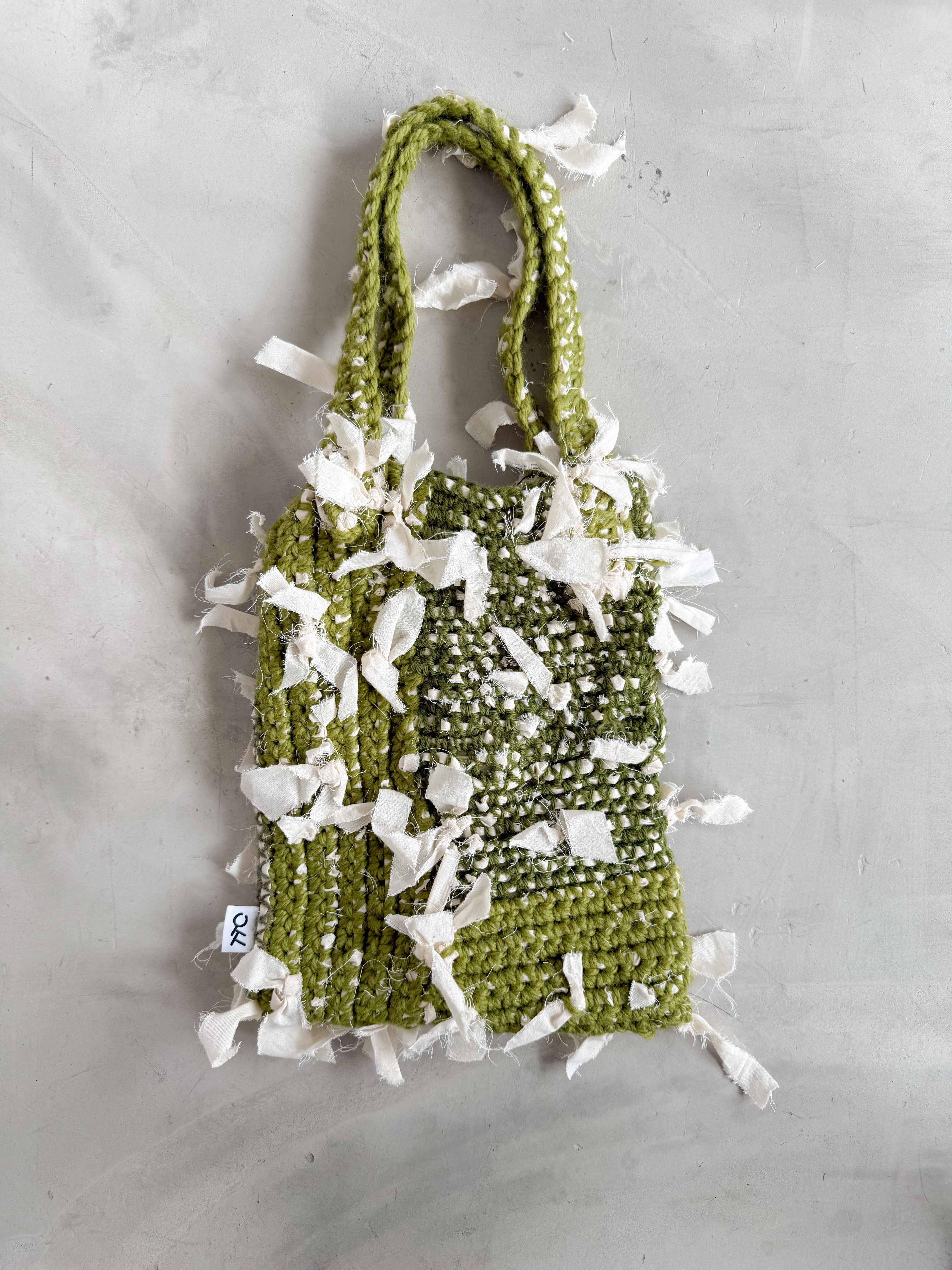 羊毛再生編織提袋 Regenerated Crochet handbag No.45