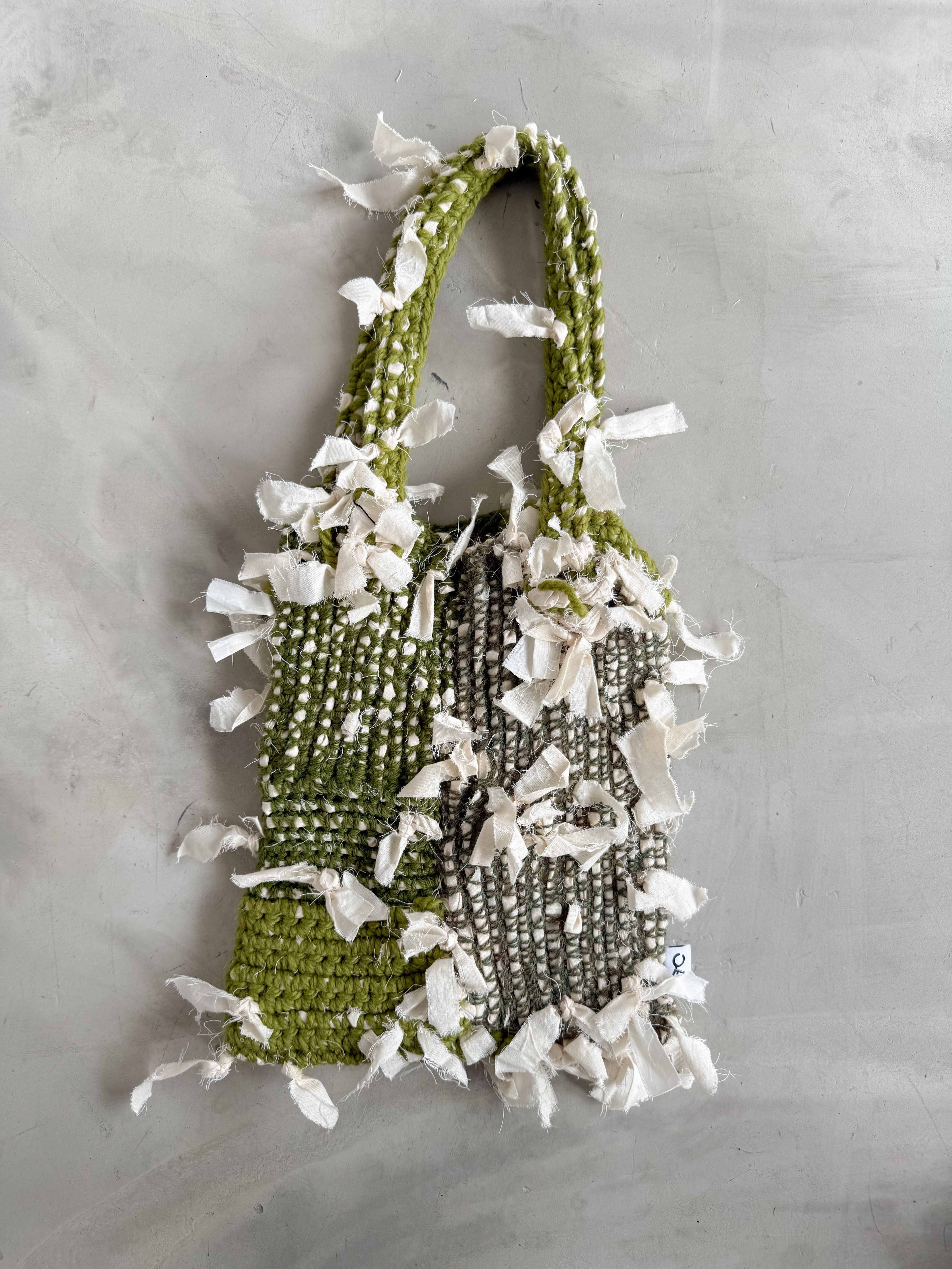 羊毛再生編織提袋 Regenerated Crochet handbag No.45