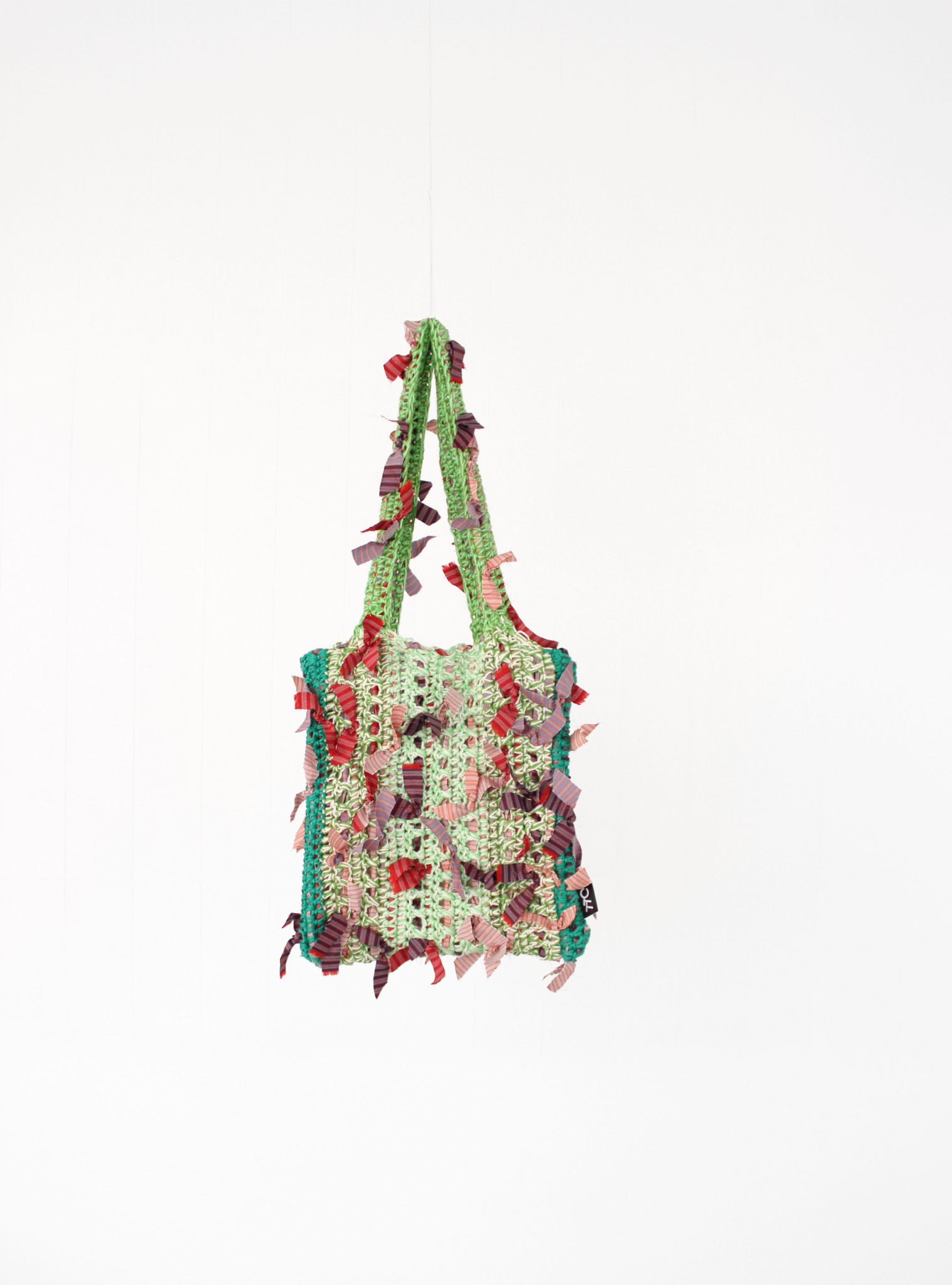 記憶編織袋｜再生編織提袋 Regenerated Crochet handbag Regenerated Crochet handbag YS16