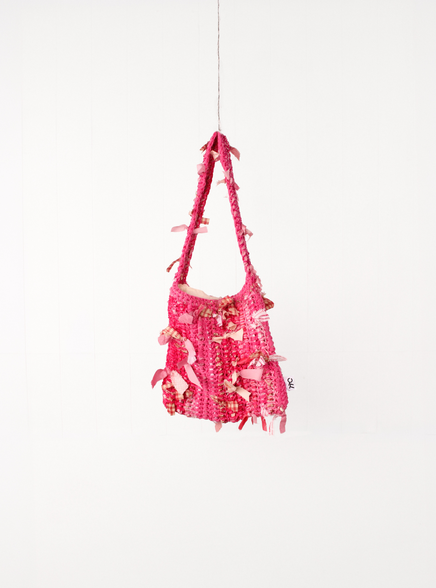 記憶編織袋｜再生編織提袋 Regenerated Crochet handbag Regenerated Crochet handbag YS13