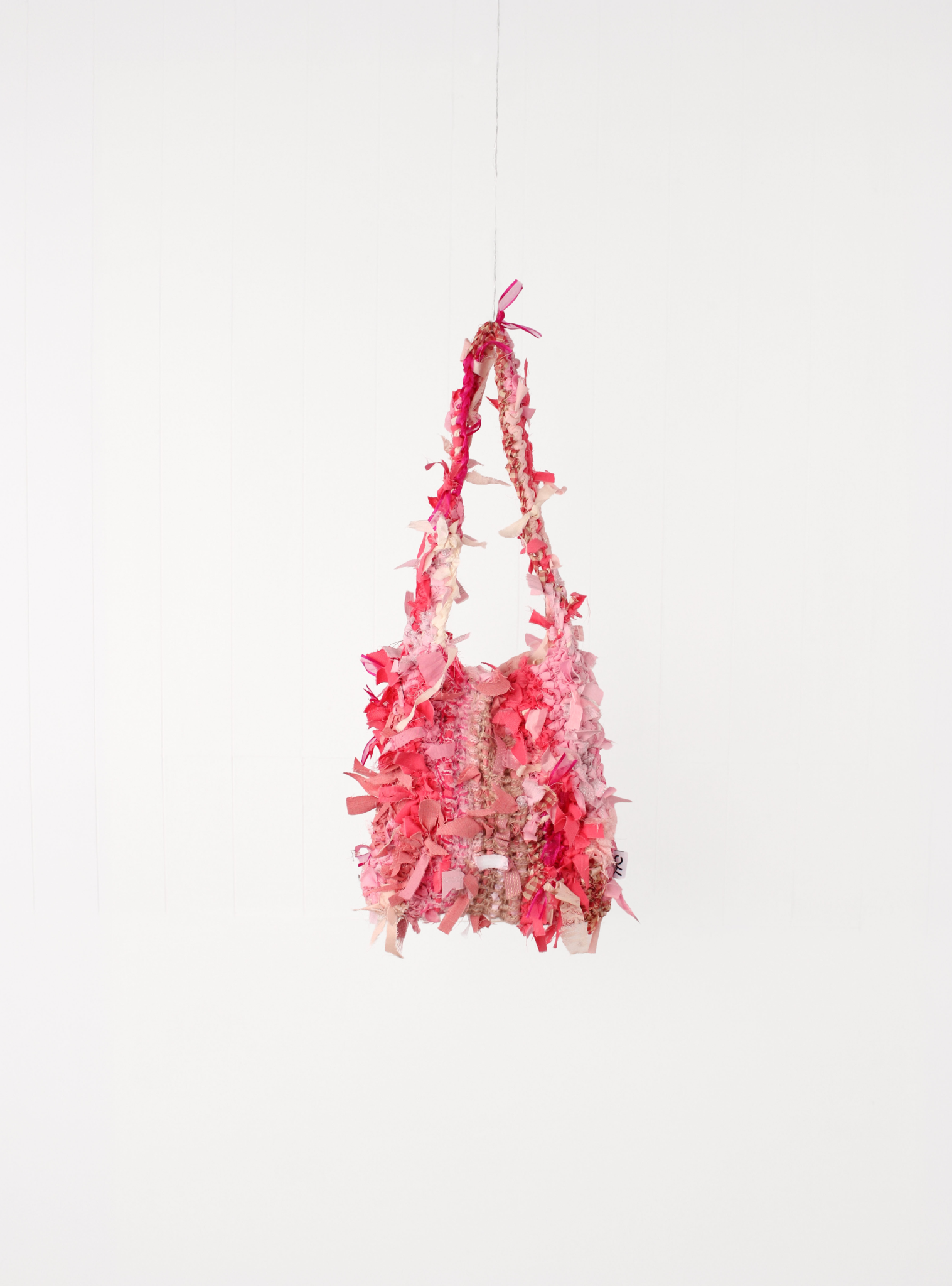 記憶編織袋｜再生編織提袋 Regenerated Crochet handbag S08