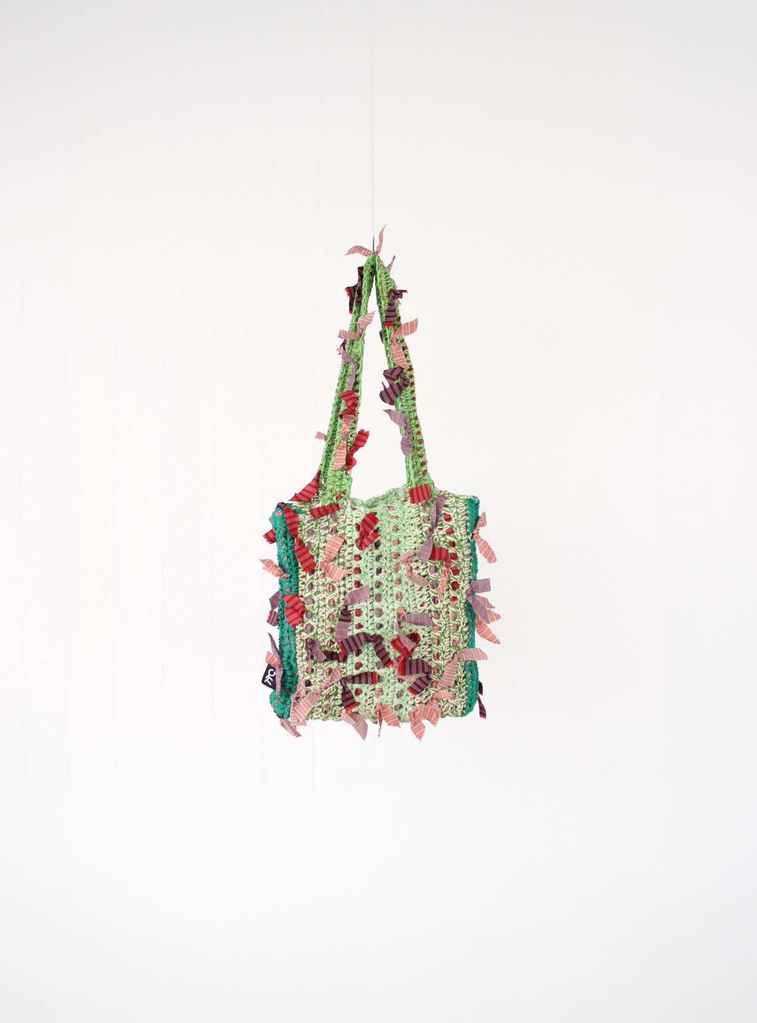 記憶編織袋｜再生編織提袋 Regenerated Crochet handbag Regenerated Crochet handbag YS16