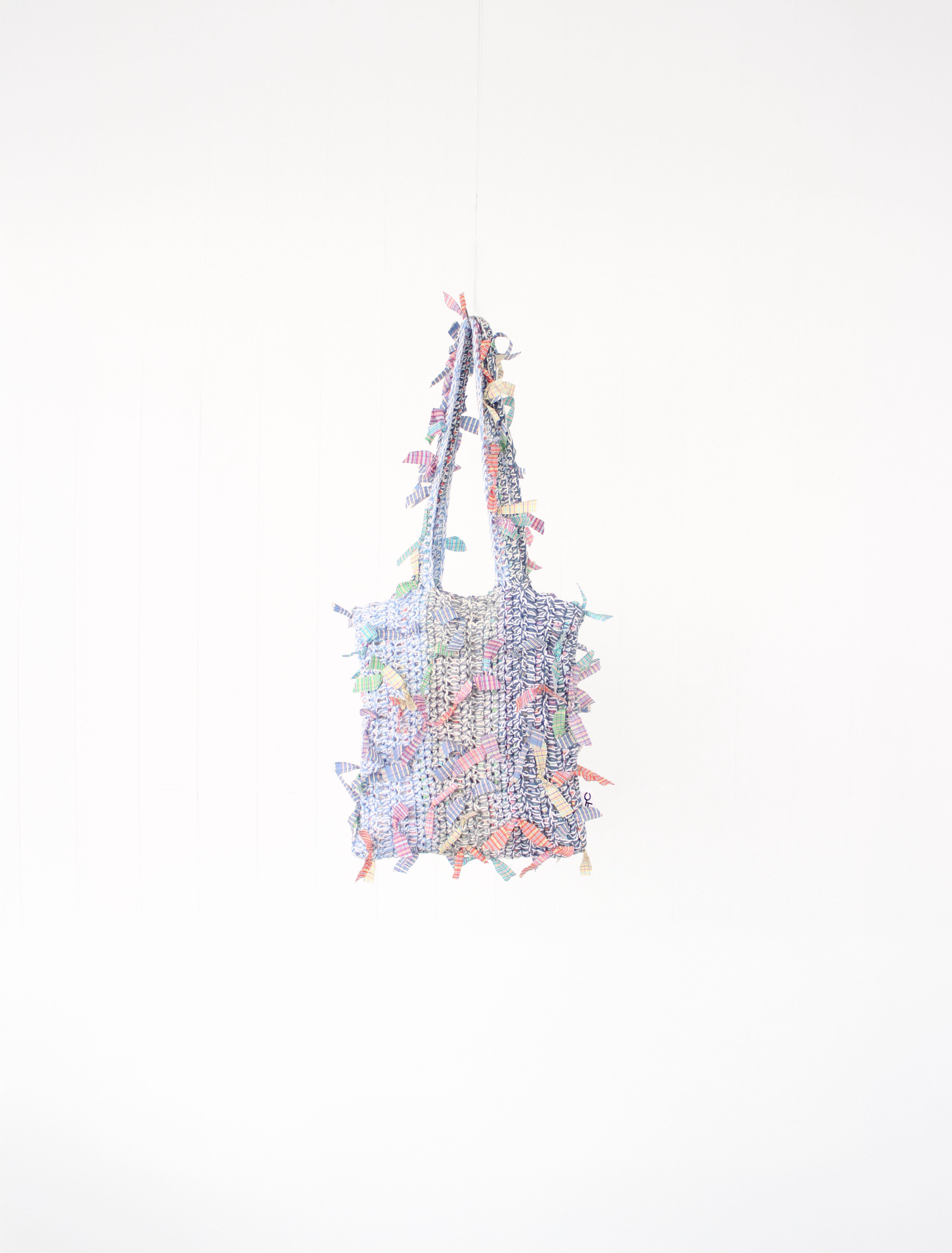 記憶編織袋｜再生編織提袋 Regenerated Crochet handbag Regenerated Crochet handbag YS17