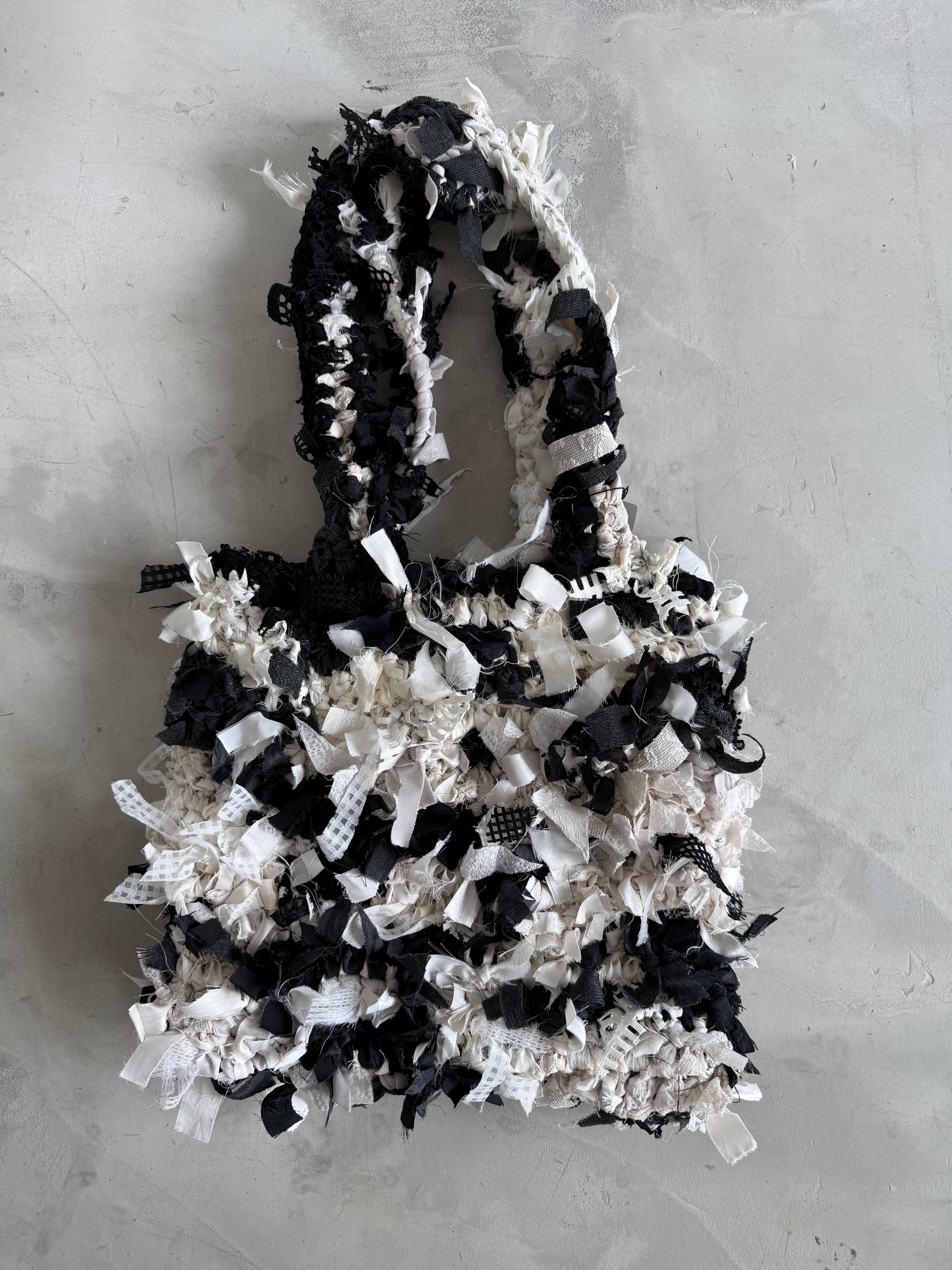 記憶編織袋｜再生編織提袋 Regenerated Crochet handbag No.39 (已售出)